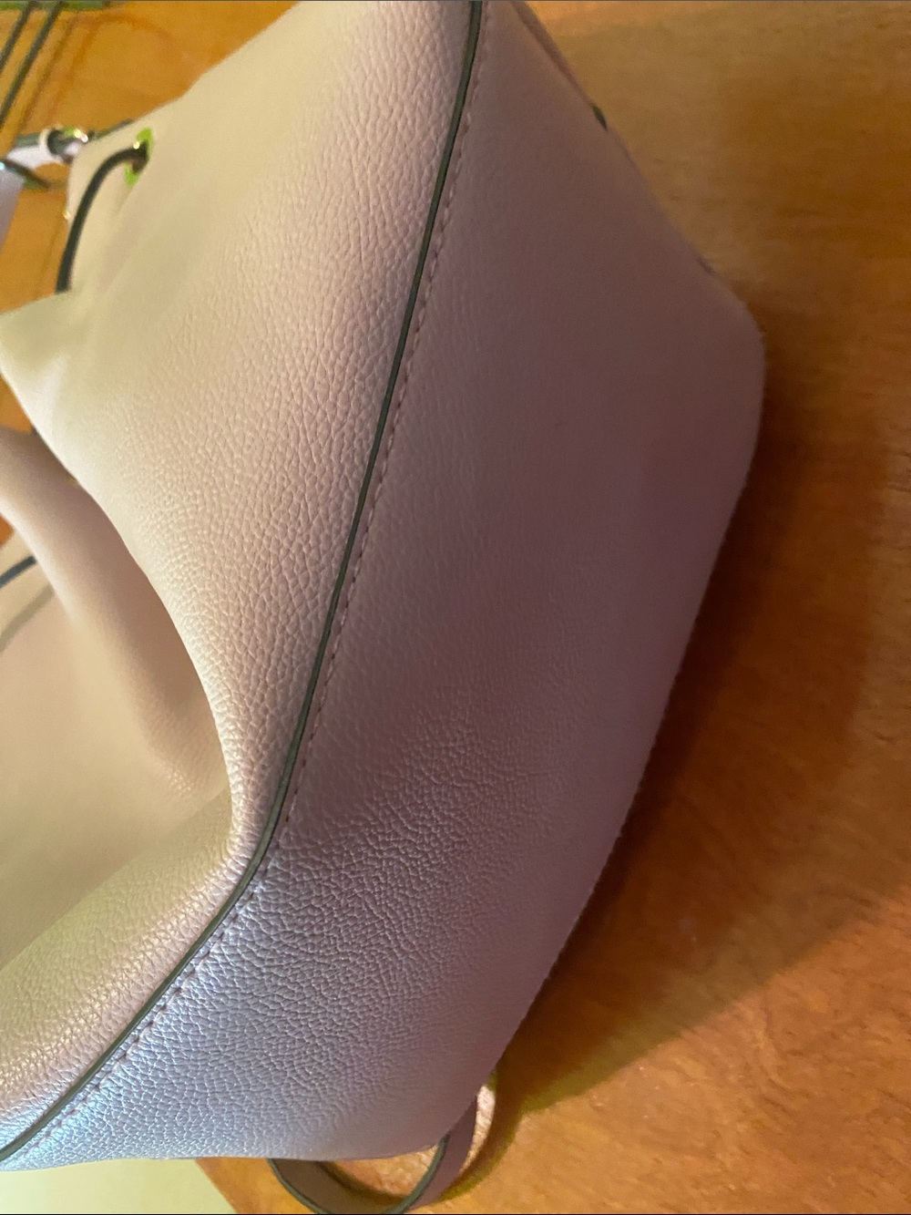H&M Cream Drawstring Hobo Bag with Gold Hardware - Picture 7 of 8